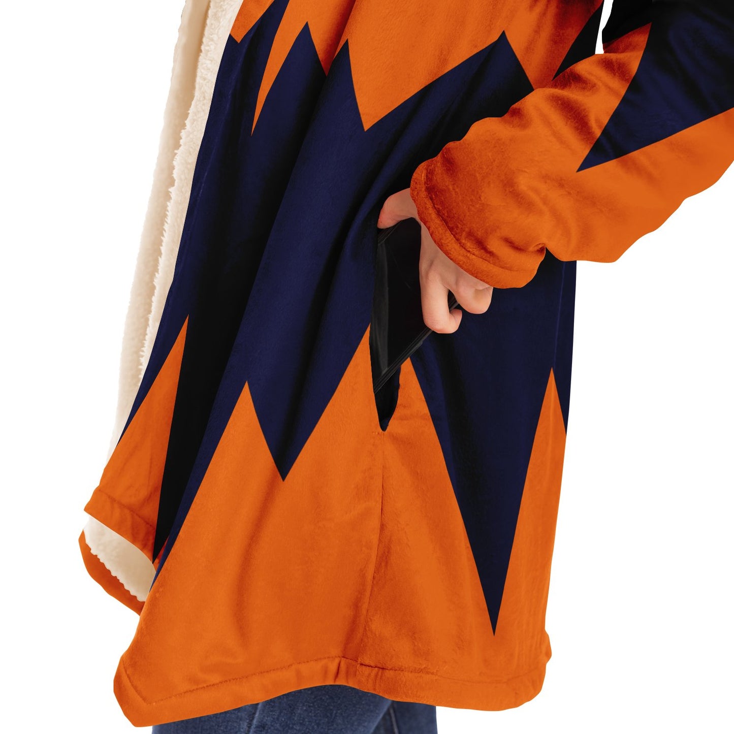 "Jack-O" Microfleece Cloak - AOP