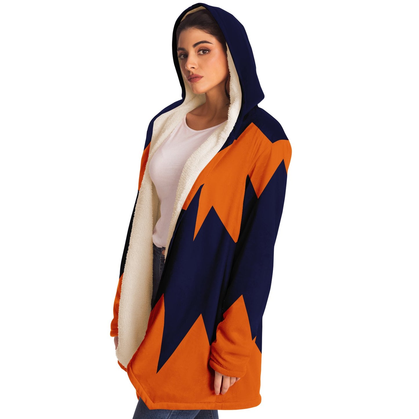 "Jack-O" Microfleece Cloak - AOP