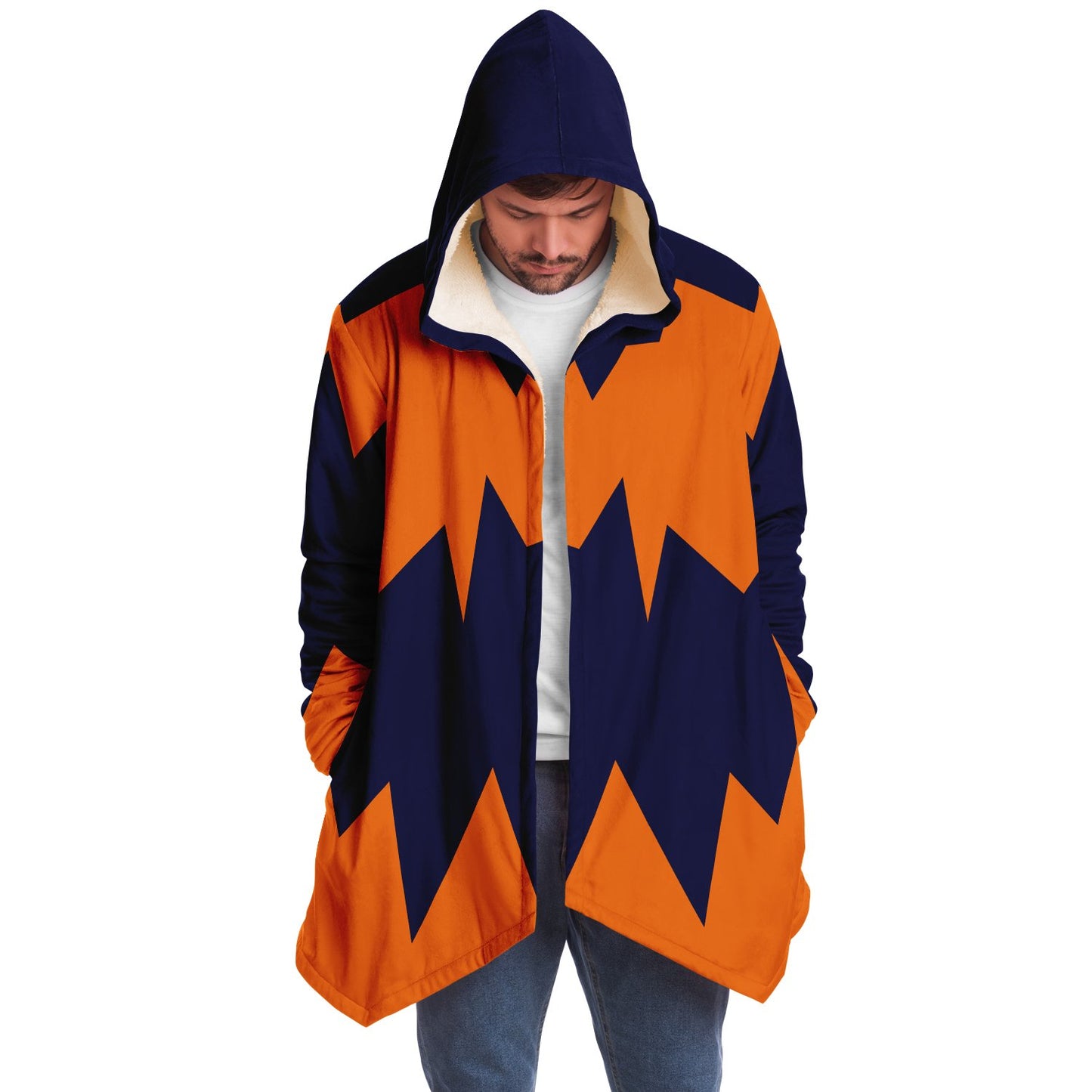 "Jack-O" Microfleece Cloak - AOP