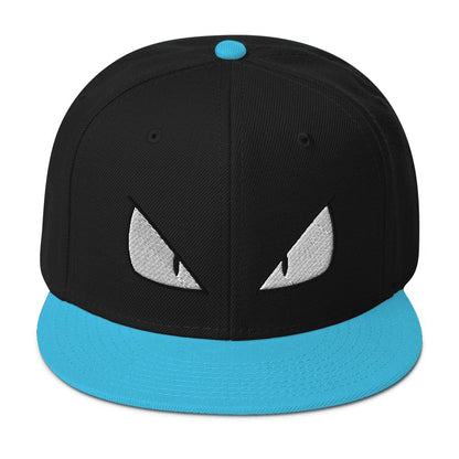 Sinister II Snapback Hat Sage Graphics Aqua blue / Black / Black 