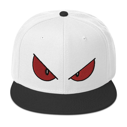 Sinister III Snapback Hat Sage Graphics Black / White / White 