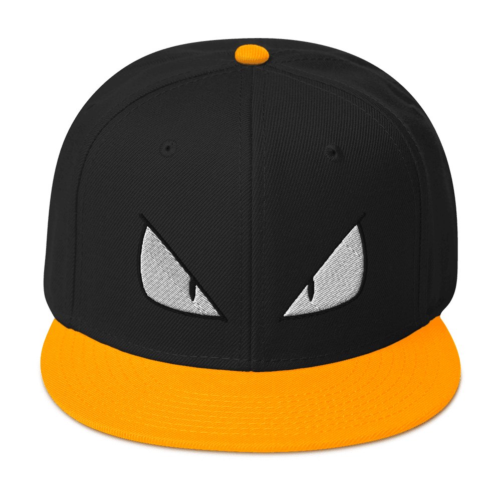 Sinister II Snapback Hat Sage Graphics Gold / Black / Black 