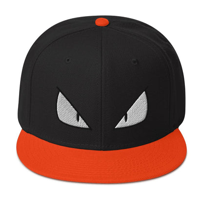 Sinister II Snapback Hat Sage Graphics Orange / Black / Black 