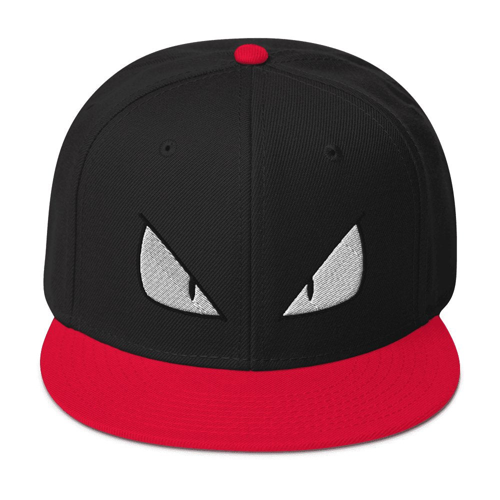 Sinister II Snapback Hat Sage Graphics Red / Black / Black 