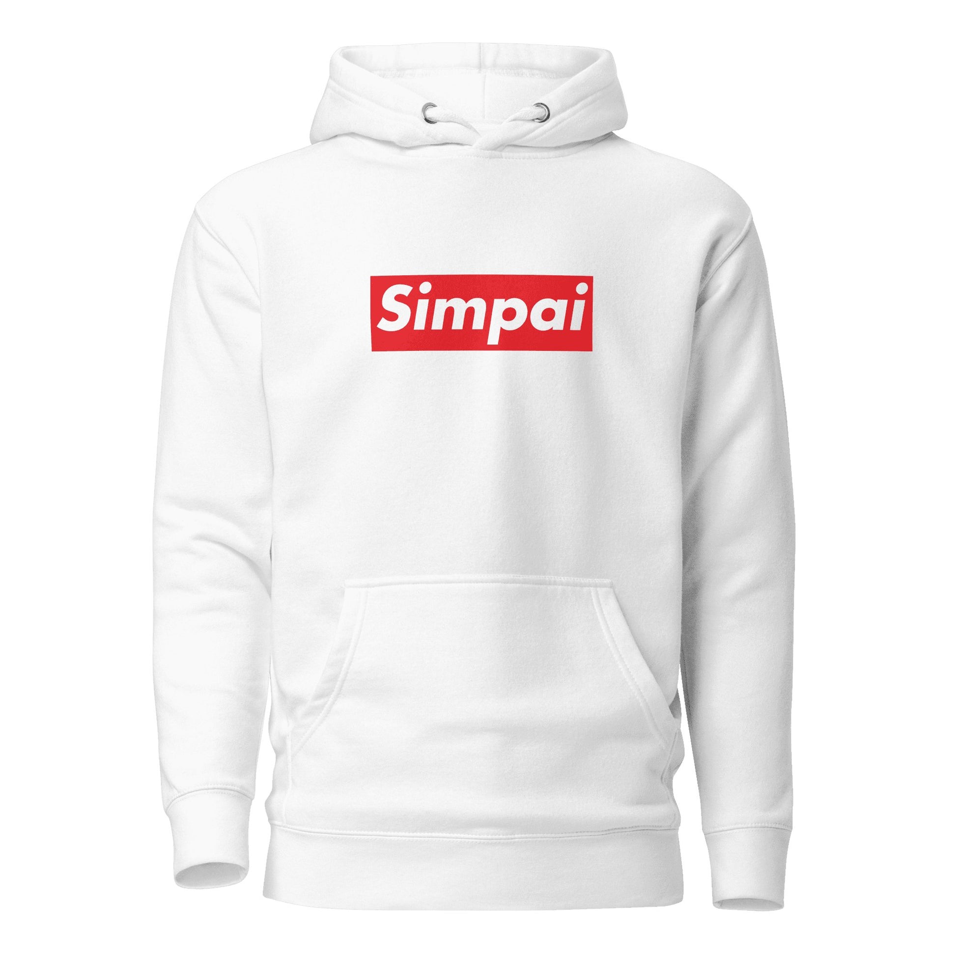 "Simpai" Unisex Hoodie Sage Graphics White S 